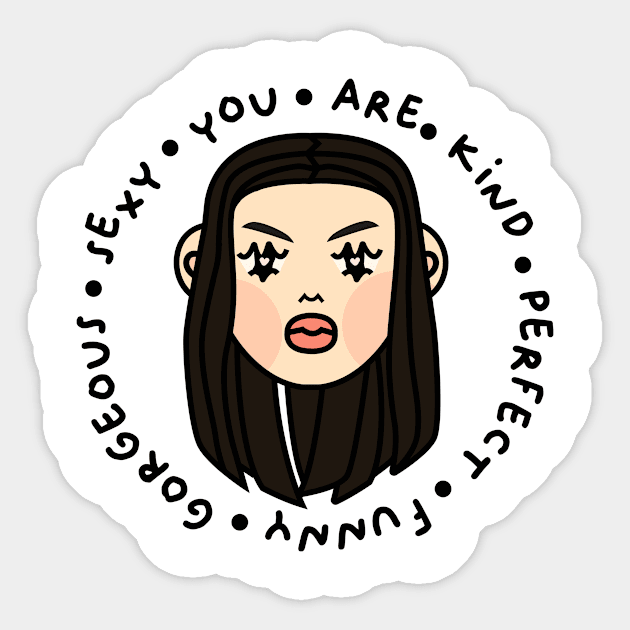 Angry kids - 060 Sticker by chocosprunes